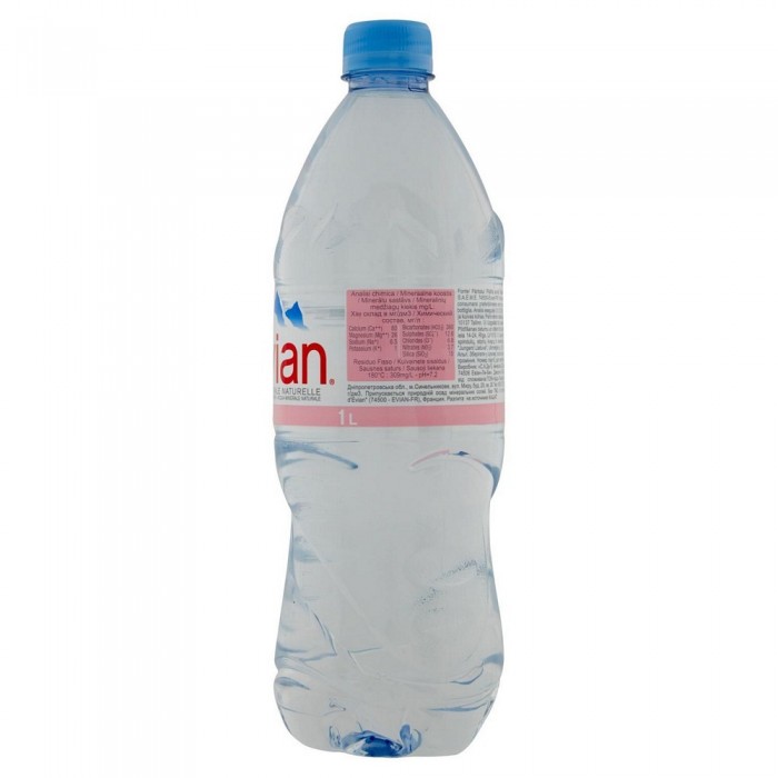 6 bottiglie ACQUA NATURALE EVIAN 1 litro