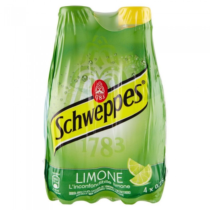 SCHWEPPES TONICA LIMONE PET 4 x 0,25 CL