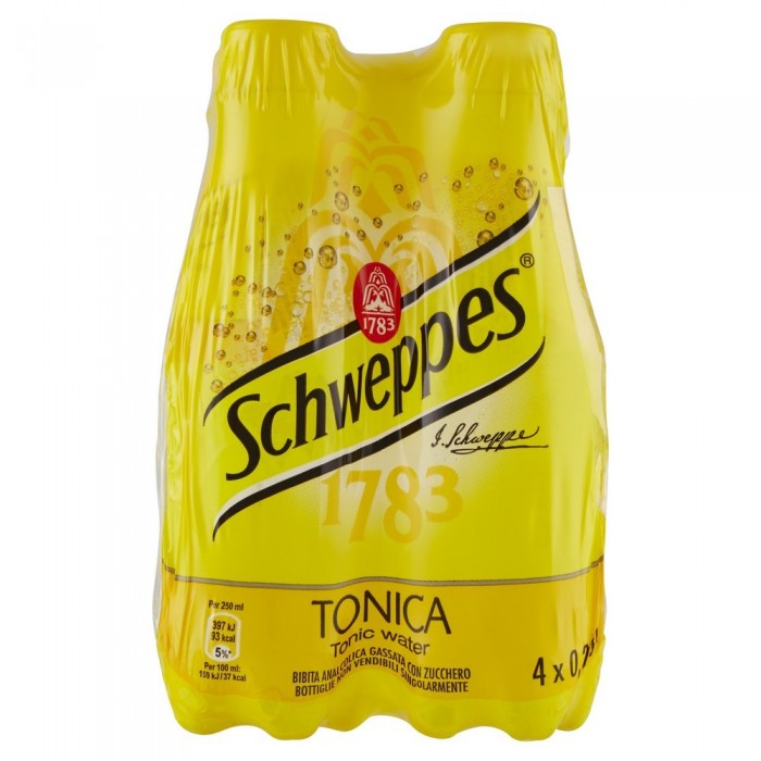 SCHWEPPES TONICA  PET 4 x 0,25 CL