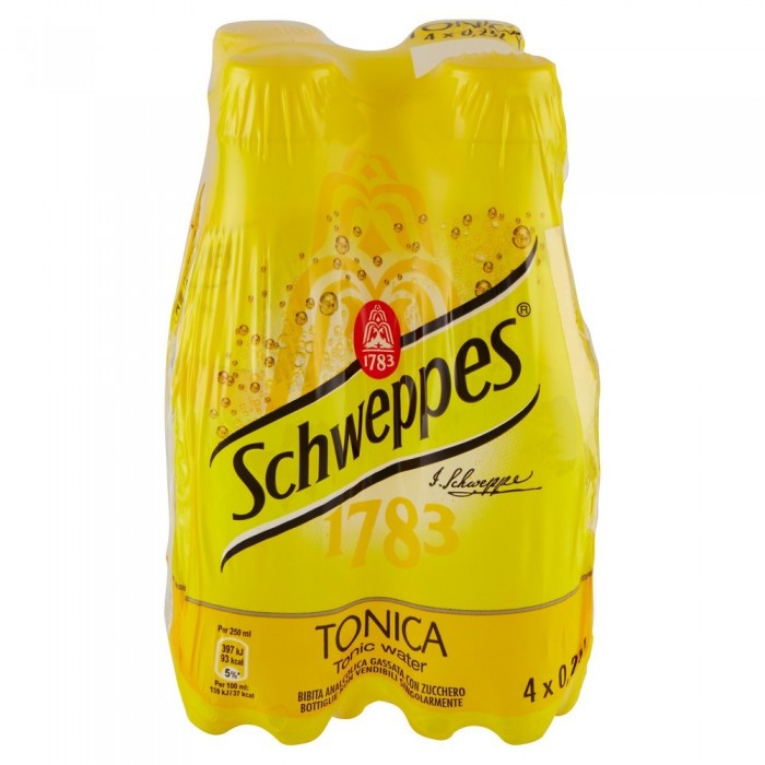 SCHWEPPES TONICA  PET 4 x 0,25 CL