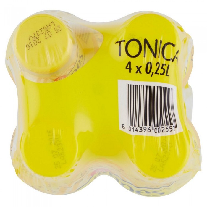 SCHWEPPES TONICA  PET 4 x 0,25 CL