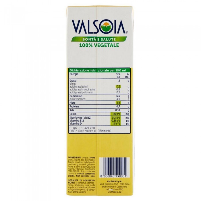 VALSOIA AVENA DRINK  LT.1