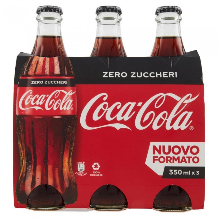 'COCA COLA ZERO VETRO CL.35x3'