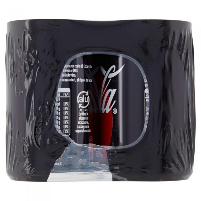 COCA COLA ZERO LATTINA CL.15 X 6