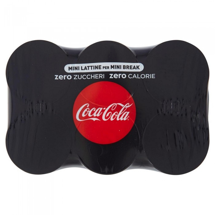 COCA COLA ZERO LATTINA CL.15 X 6