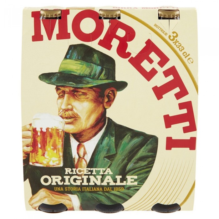 BIRRA MORETTI CL.33 X 3