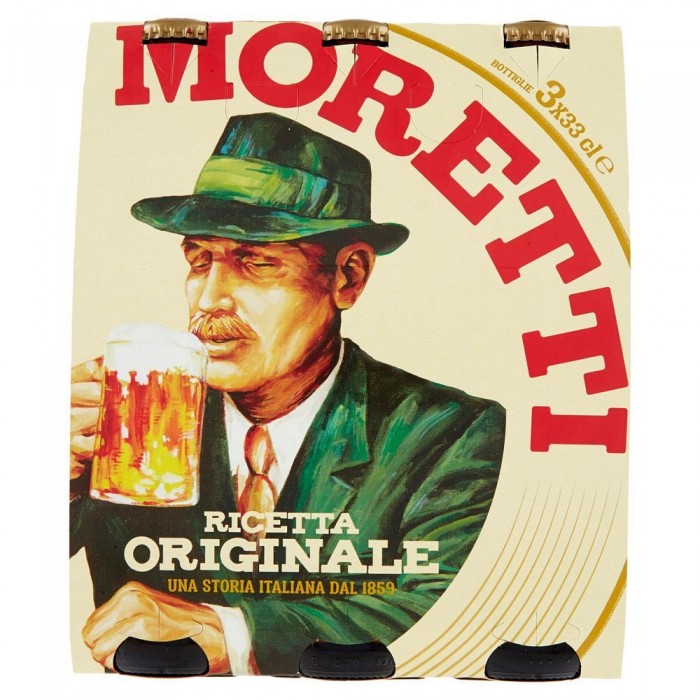 BIRRA MORETTI CL.33 X 3