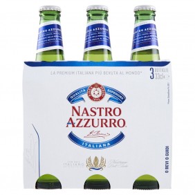 NASTRO AZZURRO BIRRA  CL.33 X 3