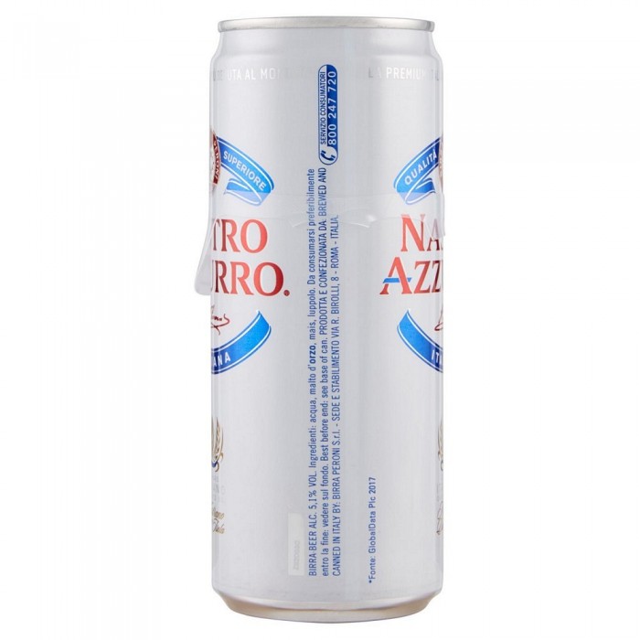 NASTRO AZZURRO BIRRA LATTINA CL.33x2