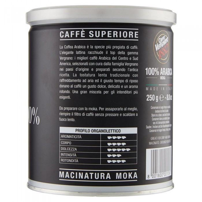 CAFFE VERGNANO 100% ARABICA GR.250