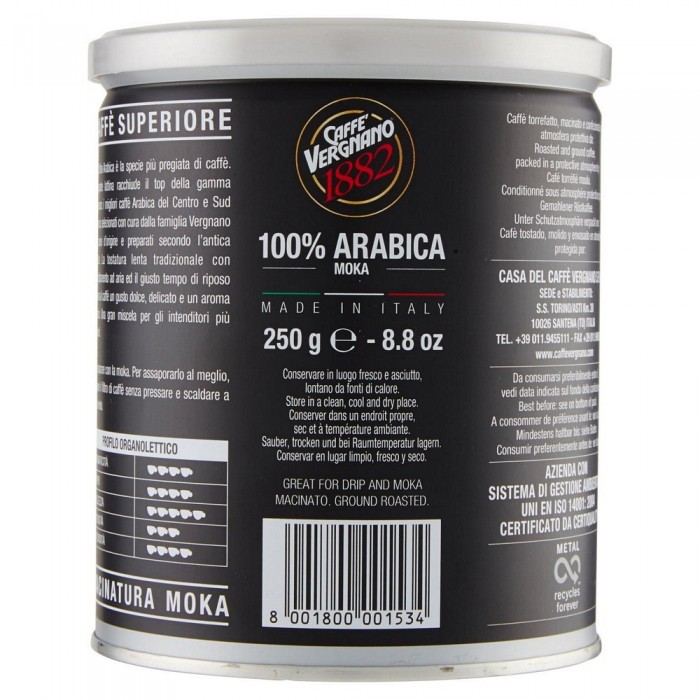 CAFFE VERGNANO 100% ARABICA GR.250