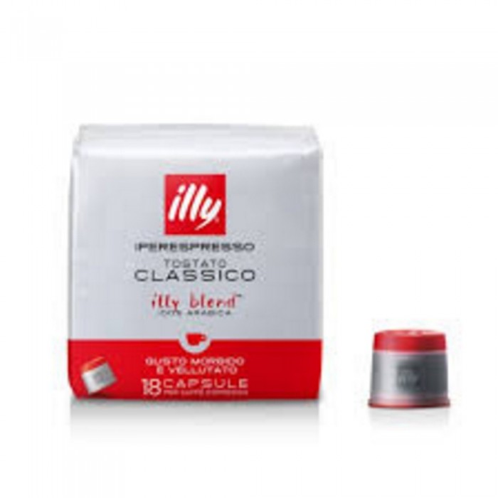 ILLY CAPSULE TOSTATURA MEDIA X 18