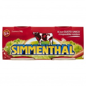 SIMMENTHAL CARNE GR.140x2