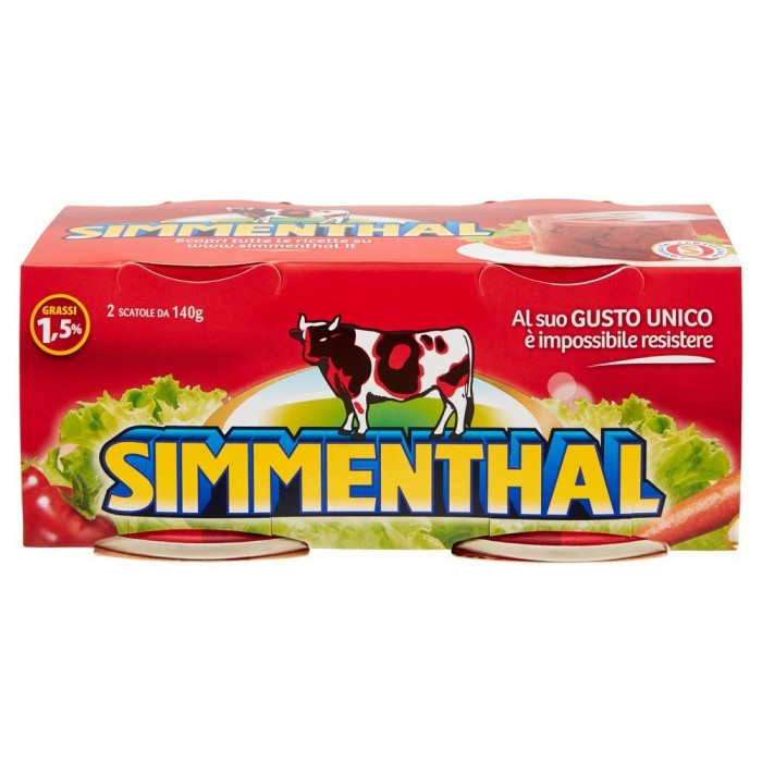 SIMMENTHAL CARNE GR.140x2