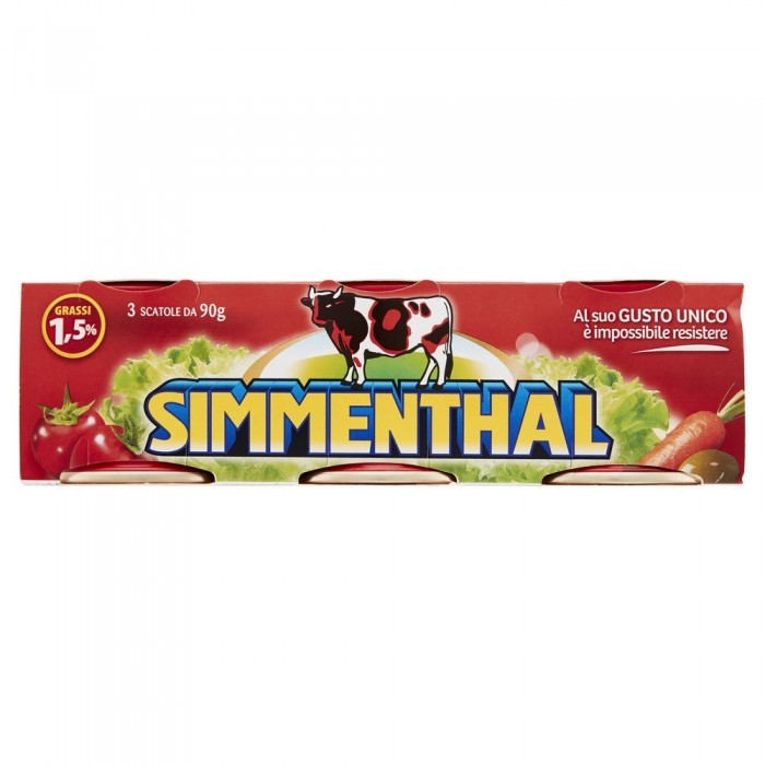 SIMMENTHAL CARNE GR.90 X 3