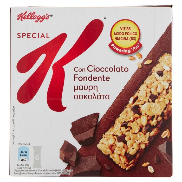 SPECIAL K BARRETTE CIOCCOLATO X 6 G.128