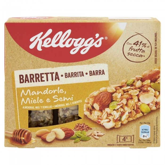 KELLOGG'S MANDORLA E MIELE X 4 GR.128