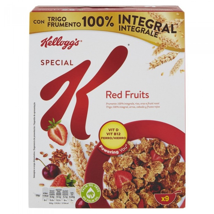 KELLOGG S SPECIAL KEY FRUTTI ROSSI G. 290