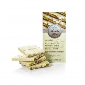 VENCHI TAVOLETTA PISTACCHI E MANDORLE SALATE GR.100