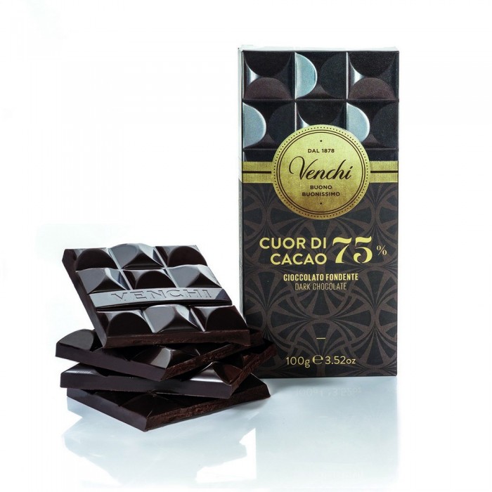 VENCHI TAVOLETTA CUOR CACAO 75% GR.100