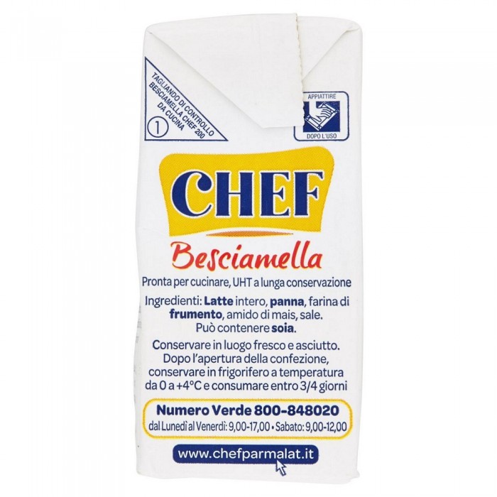'BESCIAMELLA CHEF PARMAL.ML.200'