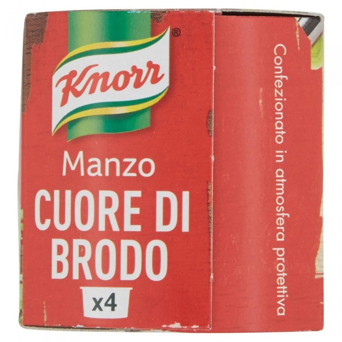 'KNORR CUORE BRODO MANZOx4 GR28'