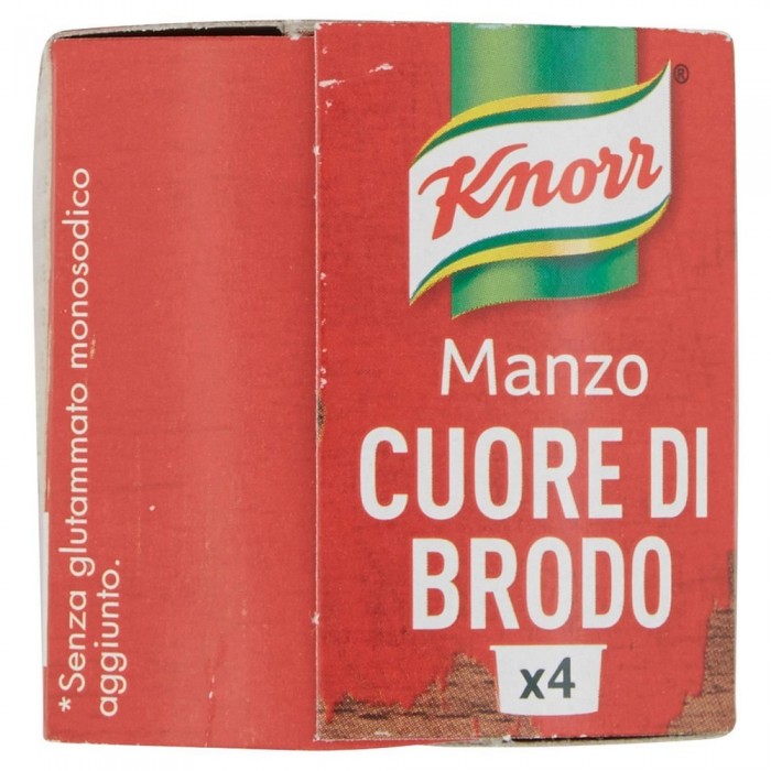'KNORR CUORE BRODO MANZOx4 GR28'