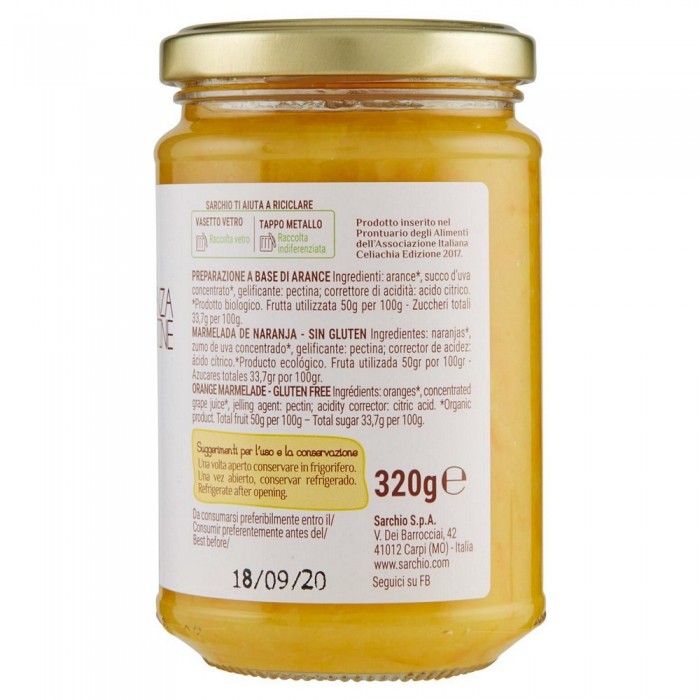 Marmellata di arance 325g - Fontego dei sapori