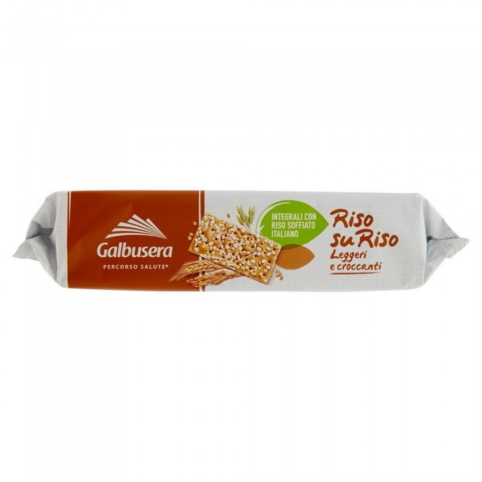 GALBUSERA CRACKERS RISO SU RISO INTEGRALE G.380