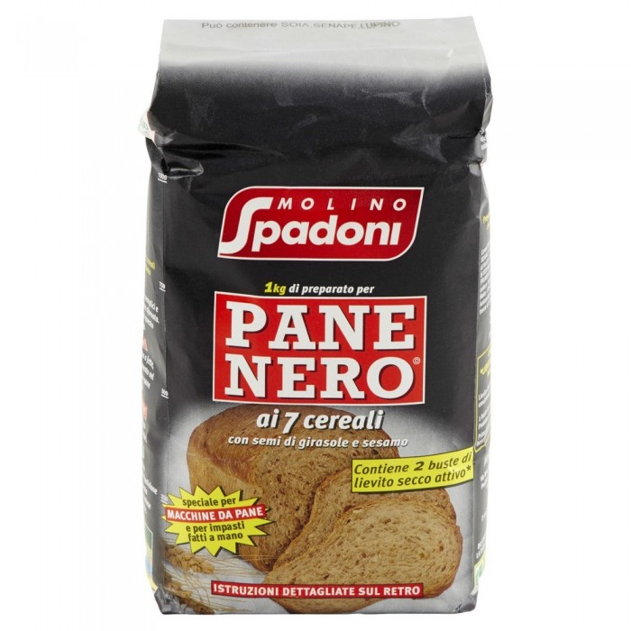 SPADONI FARINA PANE NERO KG.1' - Numeri Primi Srl