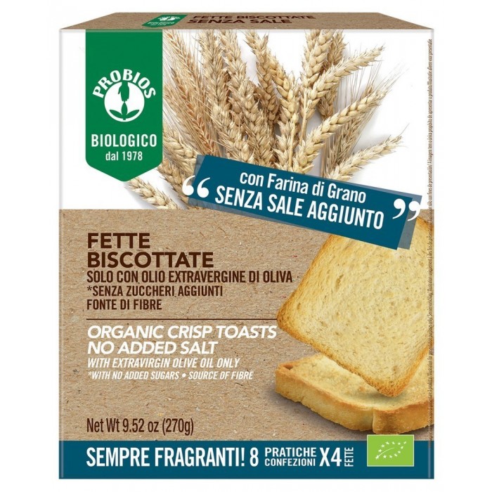 PROBIOS FETTE BISCOTTATE SENZA ZUCCHERI AGGIUNTI GR.270