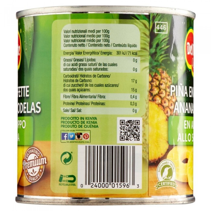 DEL MONTE ANANAS FETTE GR.432