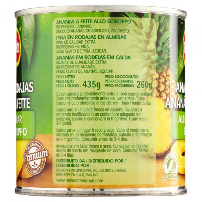 DEL MONTE ANANAS FETTE GR.432