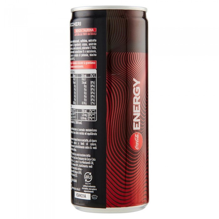 COKE ENERGY ZERO CL.25