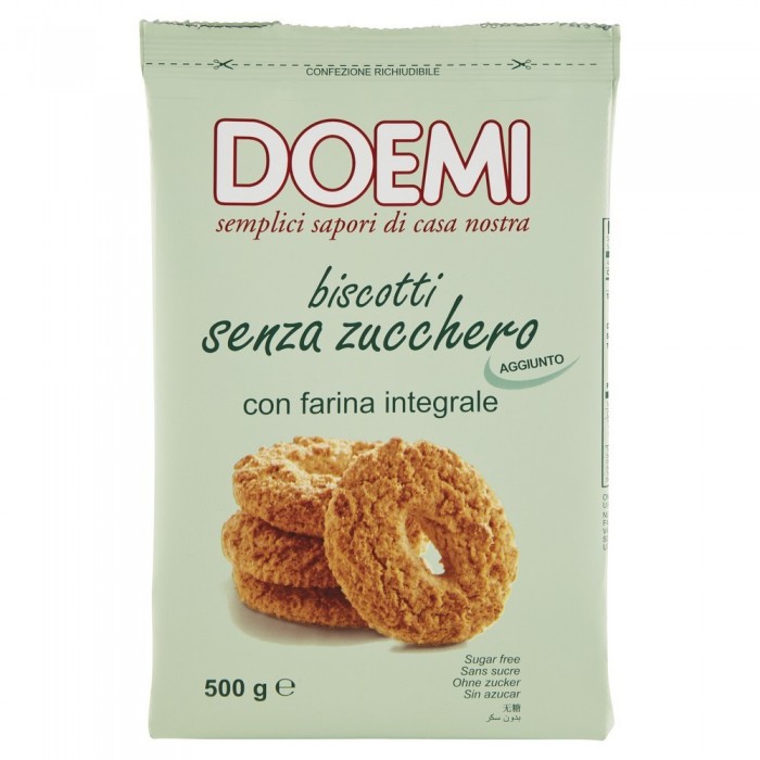 DOEMI BISCOTTI SENZA ZUCCHERO GR.500