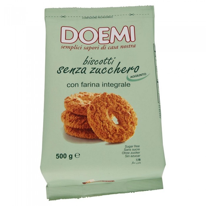 DOEMI BISCOTTI SENZA ZUCCHERO GR.500