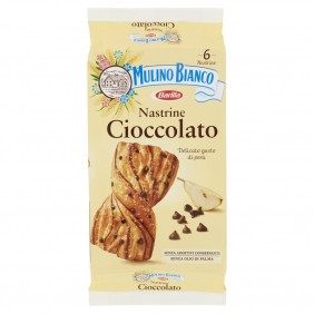 MULINO BIANCO NASTINE CIOCCOLATO  x6 G.240