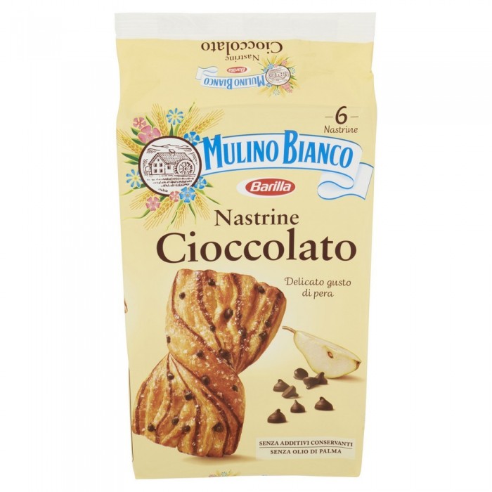 MULINO BIANCO NASTINE CIOCCOLATO  x6 G.240