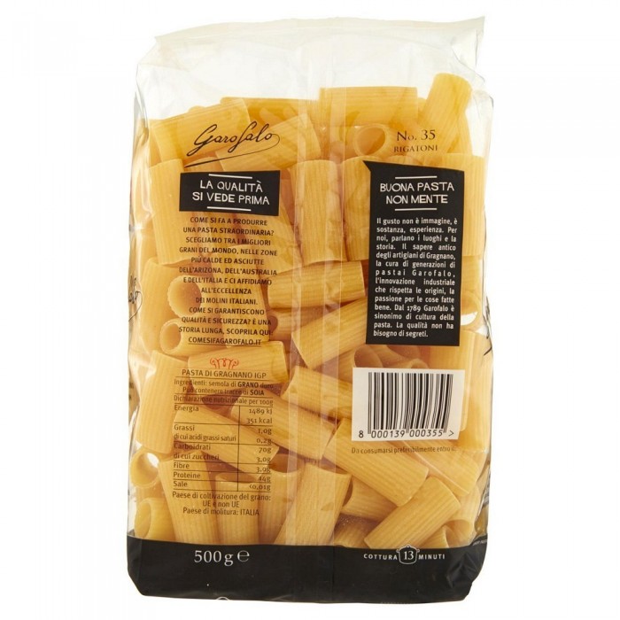 'GAROFALO RIGATONI 35 GR.500'