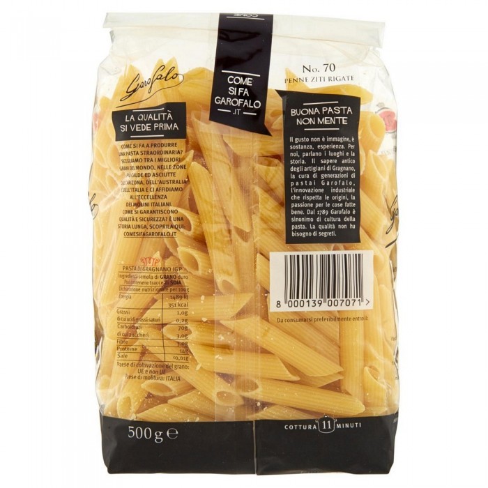 'GAROFALO PEN.ZITI RIG.70 G500'