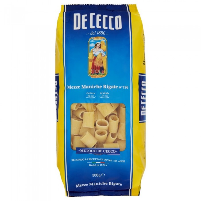 'DE CECCO MEZZE MANICHE GR.500'