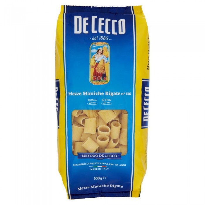 'DE CECCO MEZZE MANICHE GR.500'