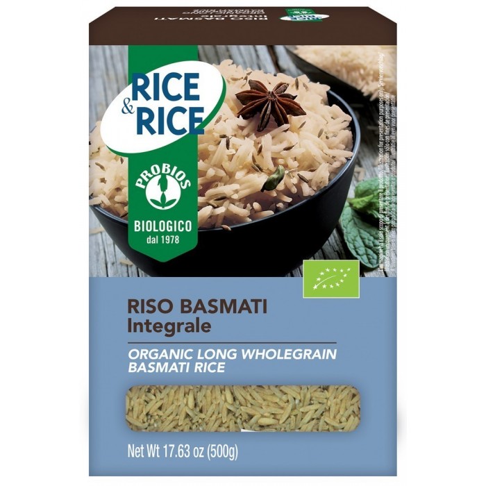 RICE&RICE RISO BASMATI INTEGRALE  GR.500
