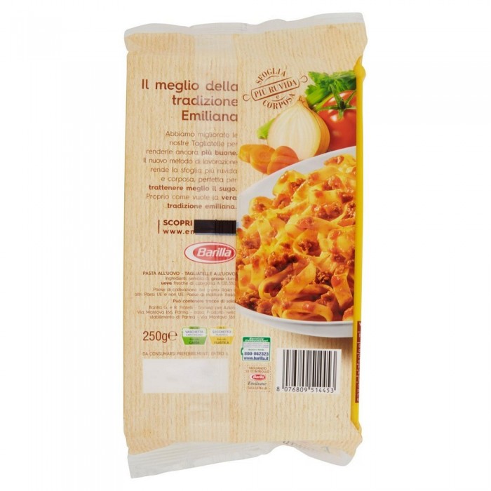 'TAGLIATELLE UOVO BARILLA GR250'