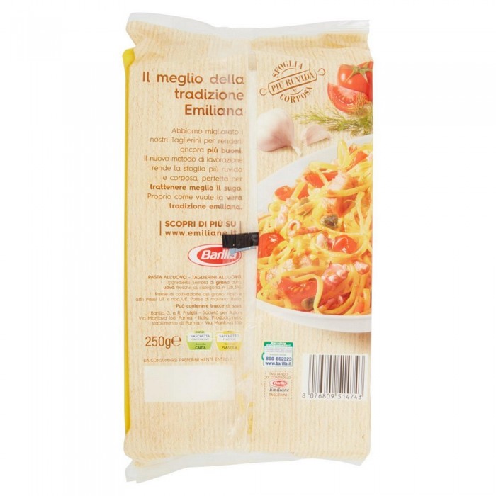 'TAGLIERINI UOVO BARILLA GR.250'