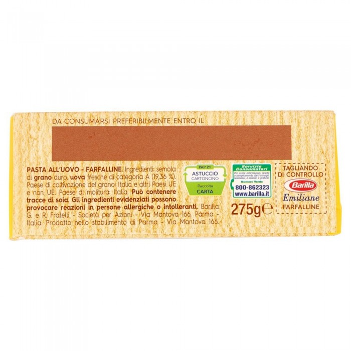 'FARFALLINE UOVO EMILIANE G.275'