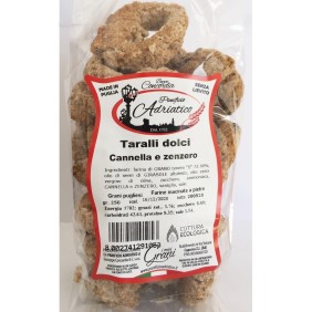 CONCORDIA TARALLI DOLCI BIO ZENZERO E CANNELLA GR. 250