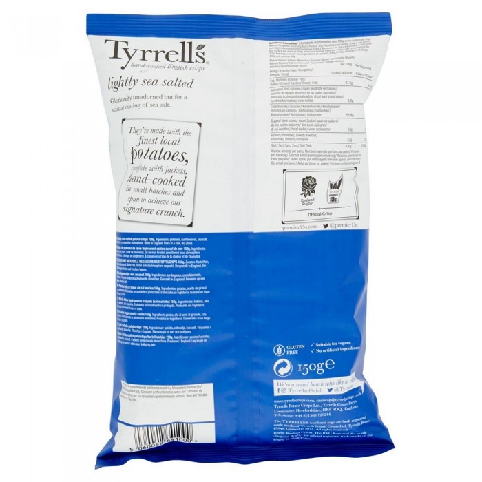 TYRRELLS CHIPS  POCO SALE GR.150