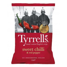 TYRRELLS CHIPS CHILLI&RED PEPPER G.150