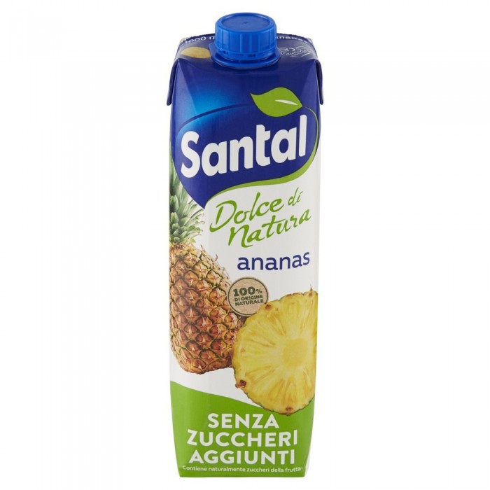 SANTAL SUCCO ANANAS 100% SENZA ZUCCHERO LT.1